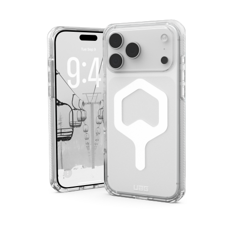 UAG Plyo MagSafe Case til iPhone 17 Pro Max - Klar og hvid