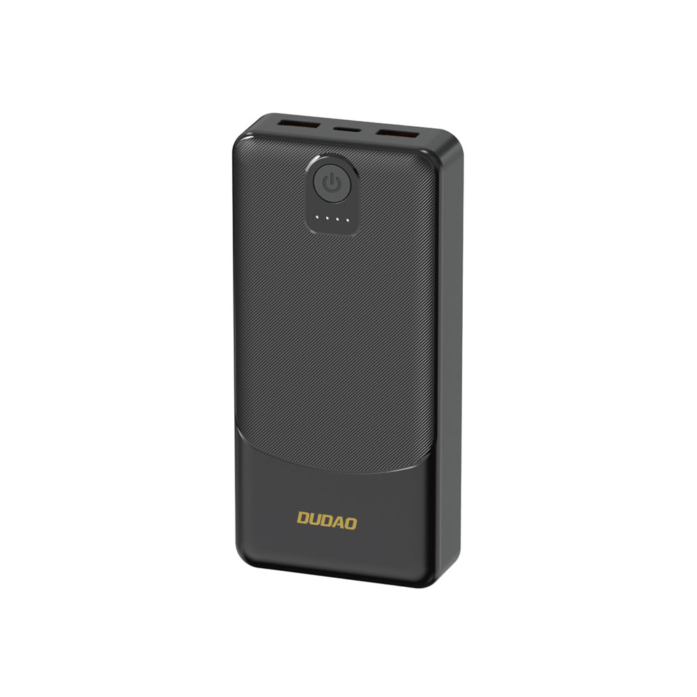 Powerbank Dudao K10 10000mAh 2.4A 2 x USB-A - sort