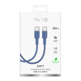 Puro ICON USB-C - USB-C Cable 1.5m - Blue
