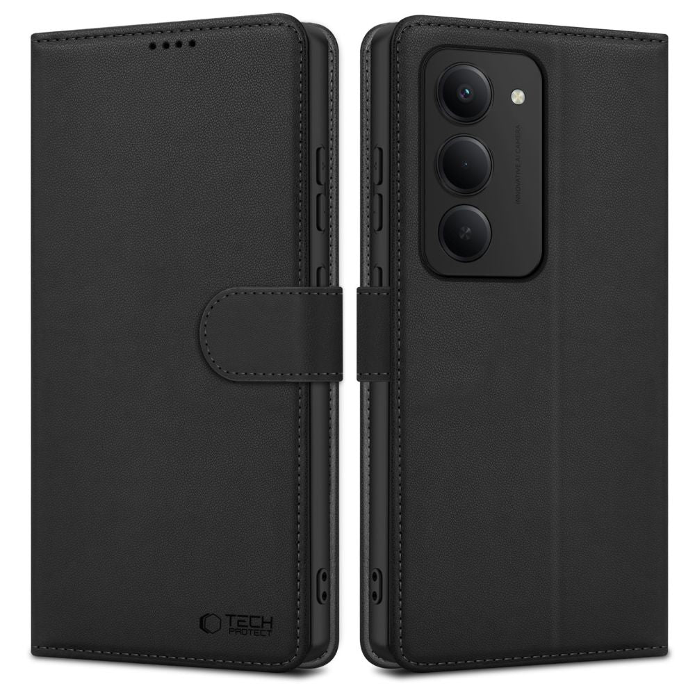 Tech-Protect Wallet Case til Xiaomi Redmi 15 4G / 5G - sort