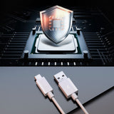 Spigen EB6010AC USB-A / USB-C 60W-kabel 100 cm - hvid