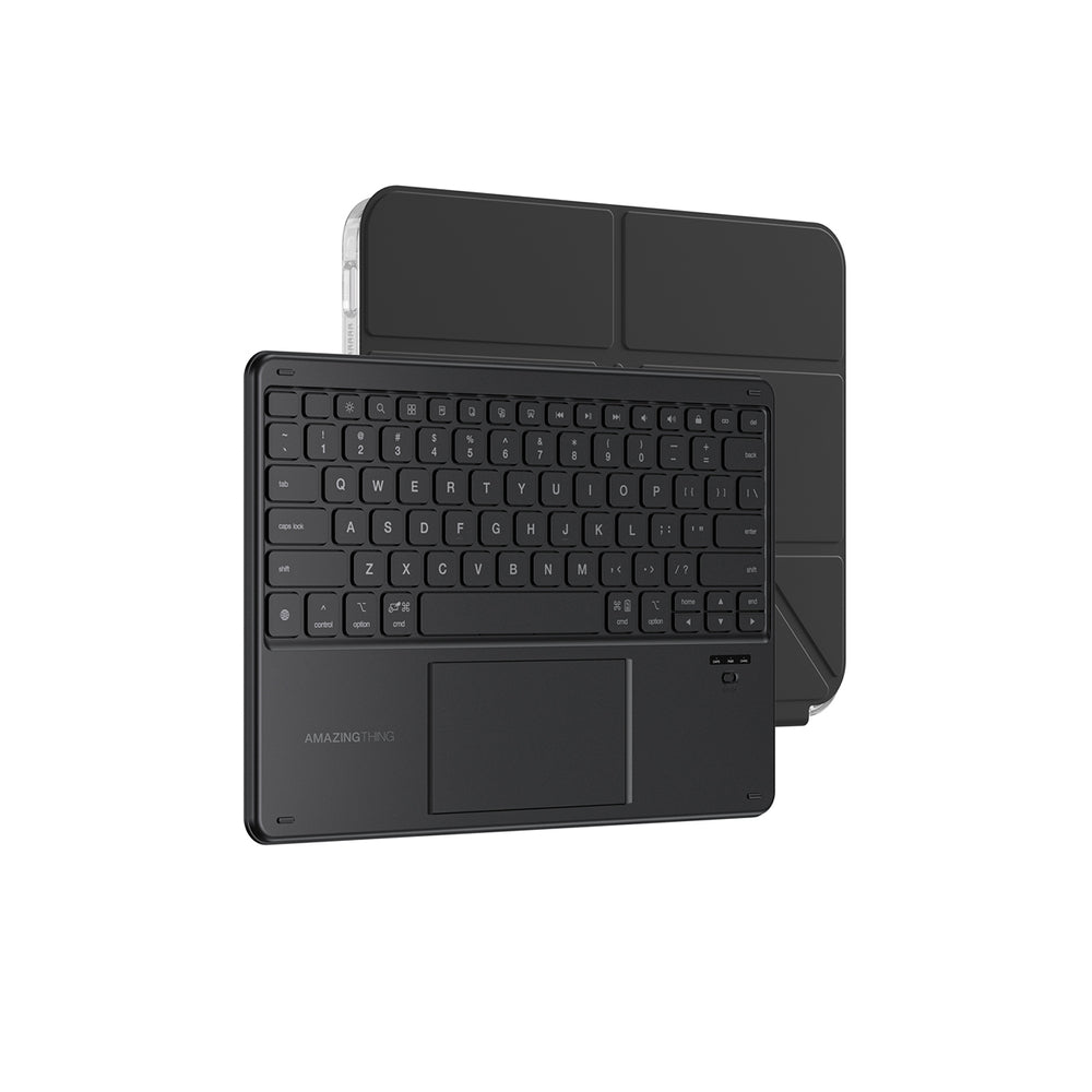 AmazingThing Minimal Case Keylite Combo Keyboard Case til iPad 11" 2025 - sort