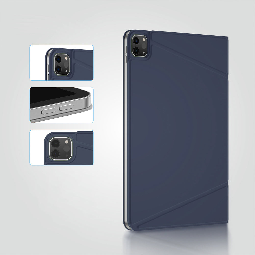AmazingThing Matte Pro Mag Folio Case med Stativ til iPad Air M3 11" - Blå