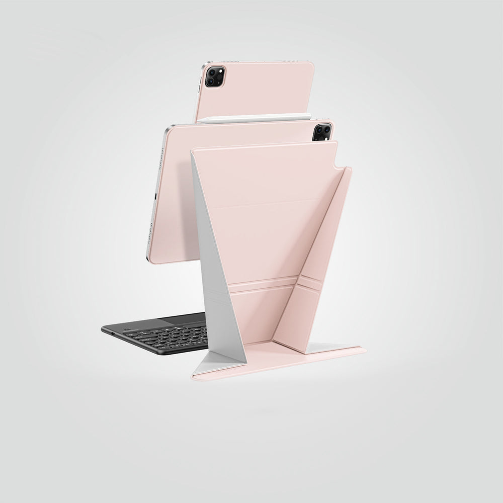 AmazingThing Matte Pro Mag Folio Case med Stativ til iPad Air M3 11" - Pink