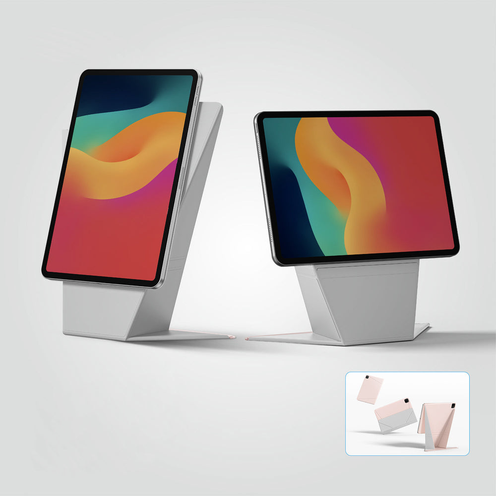 AmazingThing Matte Pro Mag Folio Case med Stativ til iPad Air M3 11" - Pink