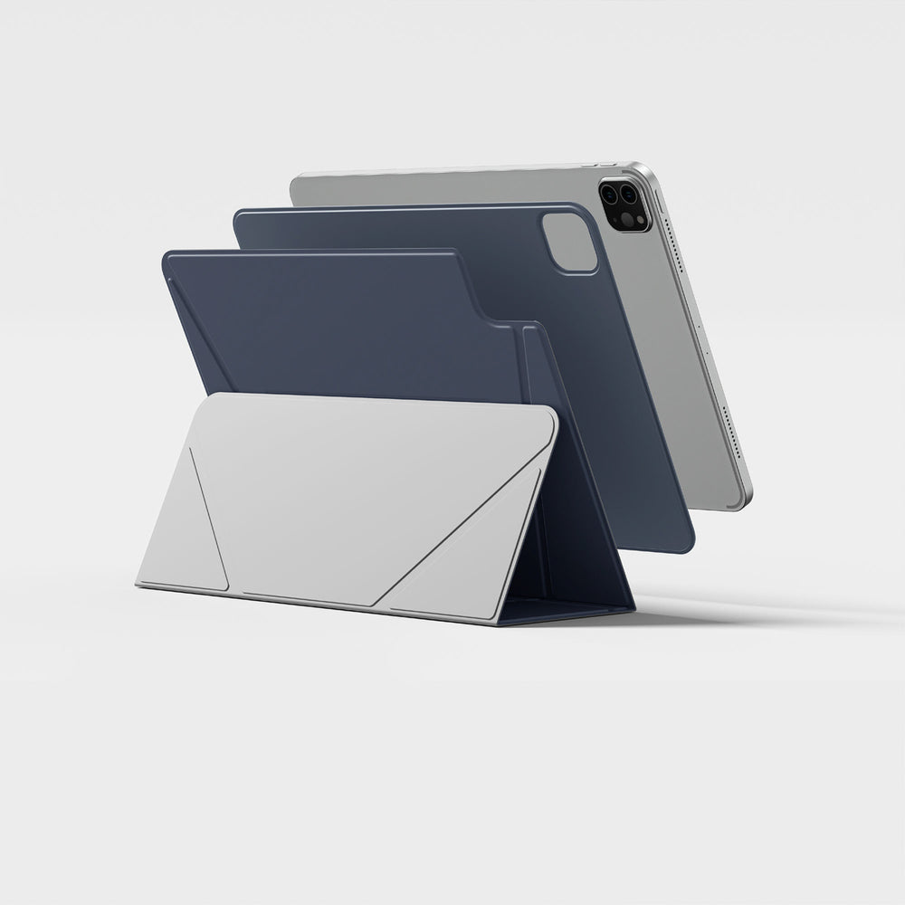 AmazingThing Matte Pro Mag Folio Case med Stativ til iPad Air M3 13" - Blå
