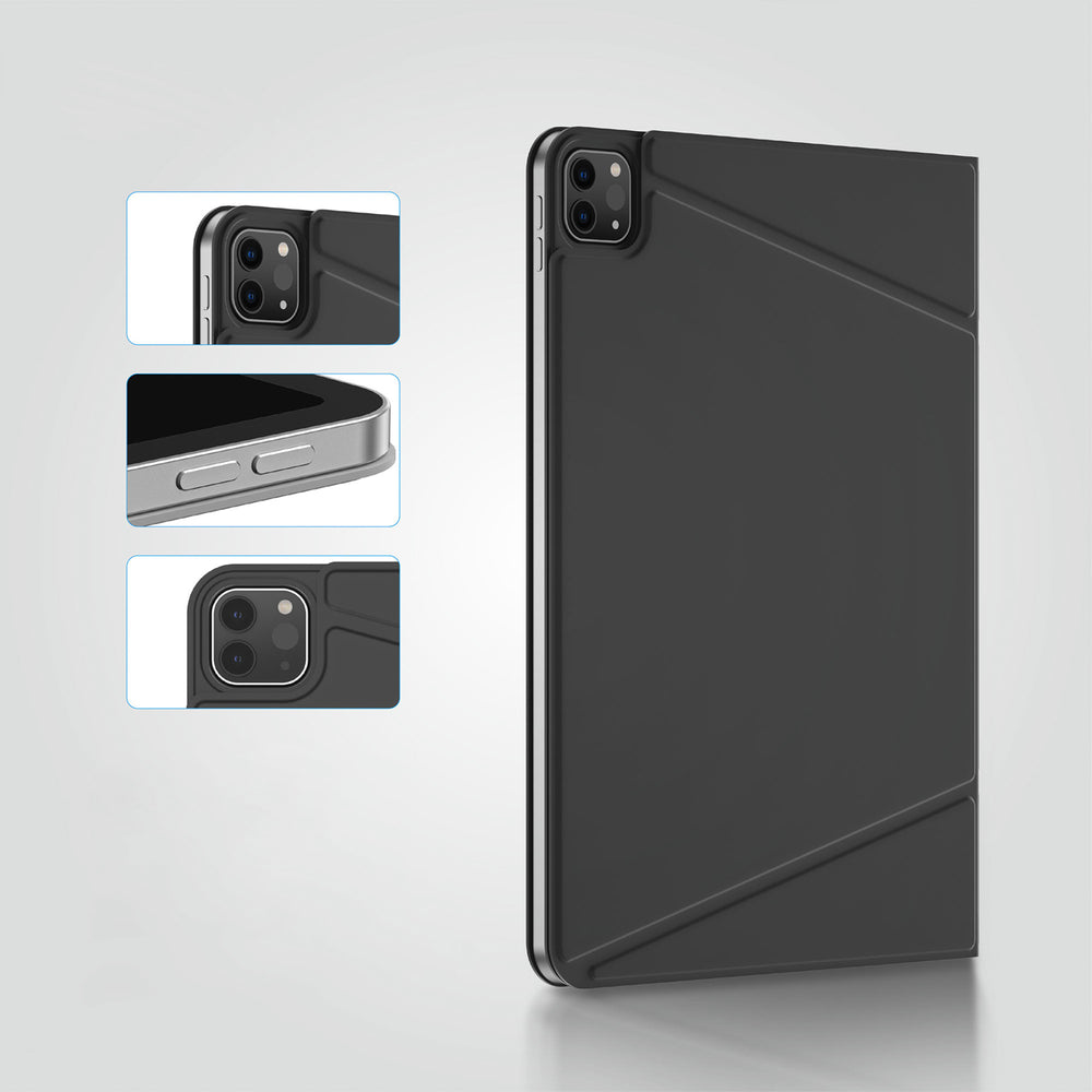 AmazingThing Matte Pro Mag Folio Case med Stativ til iPad Air M3 13" - sort