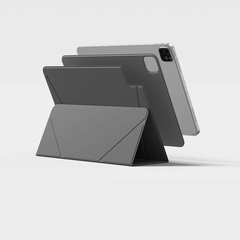 AmazingThing Matte Pro Mag Folio Case med Stativ til iPad Air M3 13" - sort