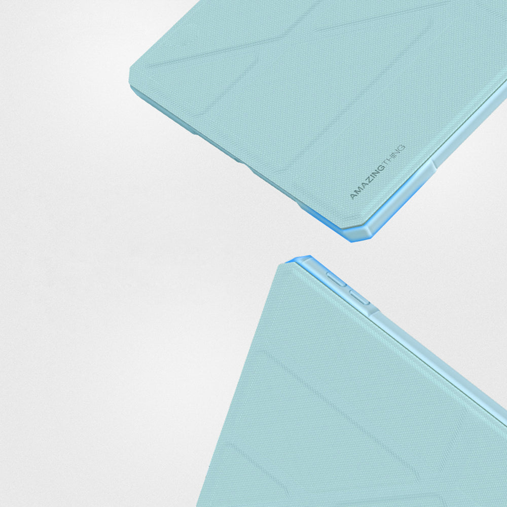 AmazingThing Titan Pro Folio Case til iPad Air M3 11" - Blå