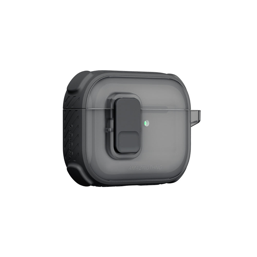 AmazingThing Titan Pro Mag Case Clear til AirPods Pro 3 - sort