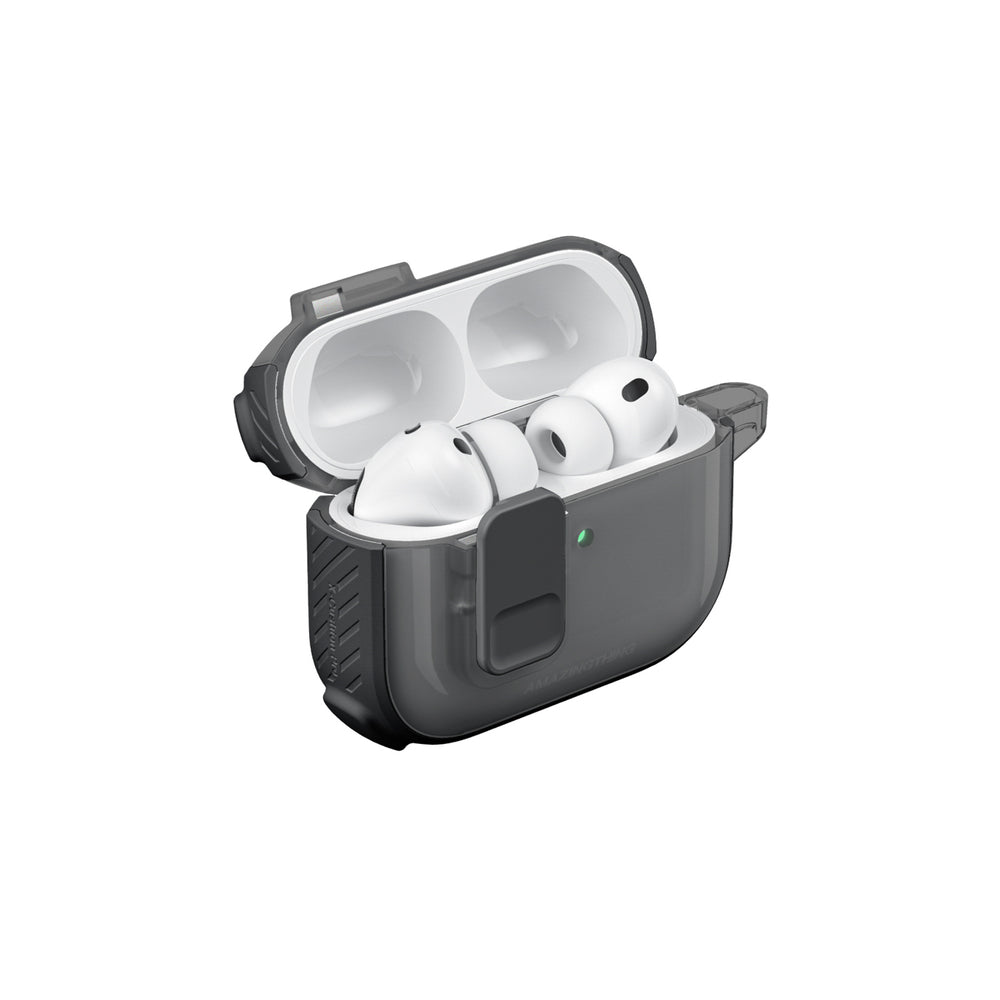 AmazingThing Titan Pro Mag Case Clear til AirPods Pro 3 - sort