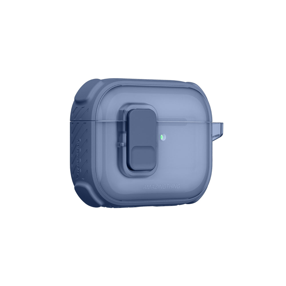 AmazingThing Titan Pro Mag Case Clear til AirPods Pro 3 - Blå