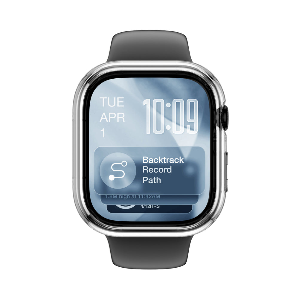 AmazingThing Minimal beskyttende sag til Apple Watch Series 11 46mm - Clear