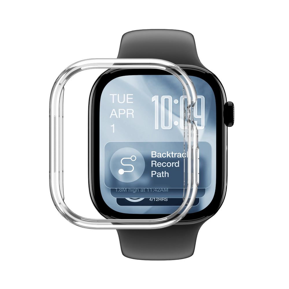 AmazingThing Minimal beskyttende sag til Apple Watch Series 11 46mm - Clear