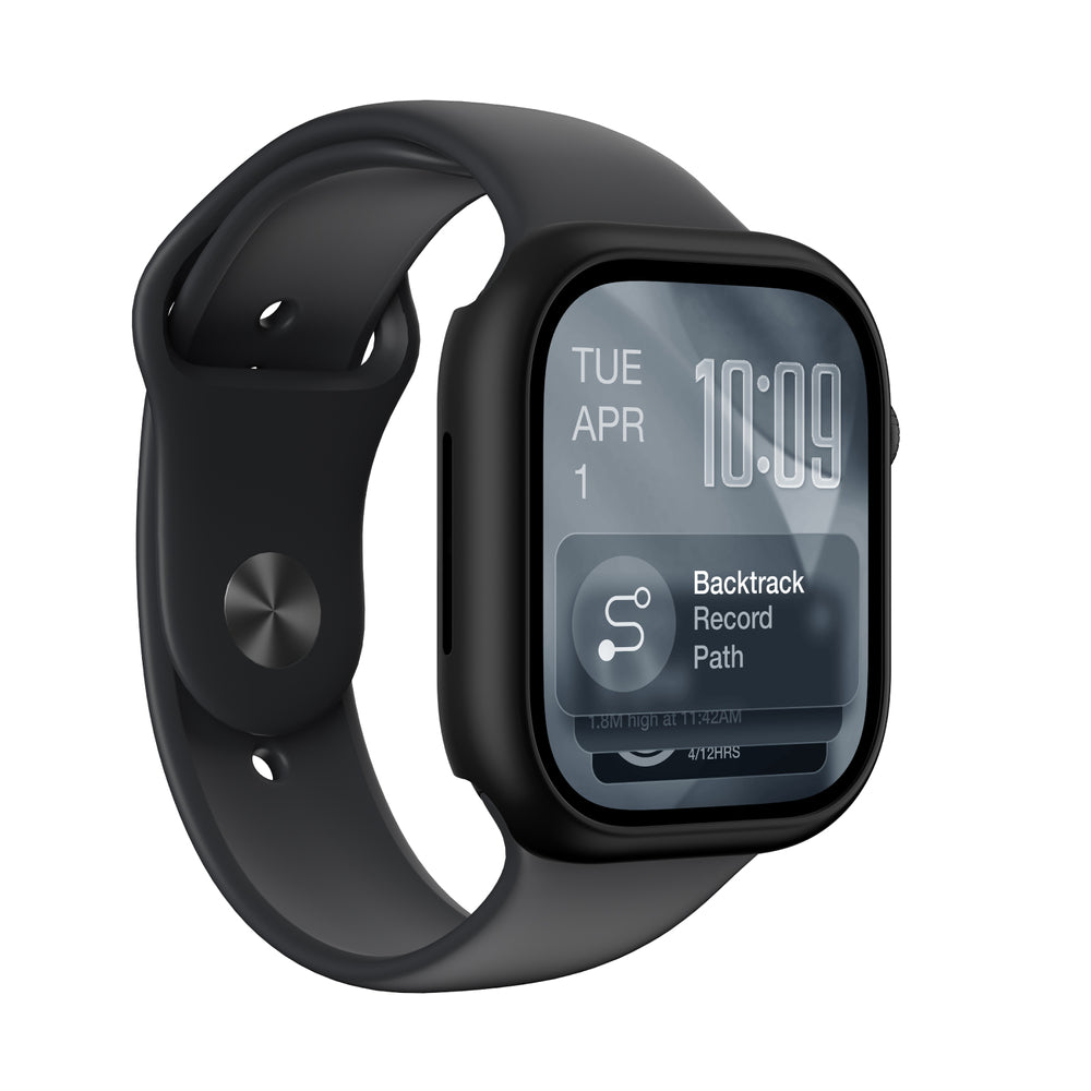 AmazingThing minimal beskyttelsesfoder til Apple Watch Series 11 46mm - sort