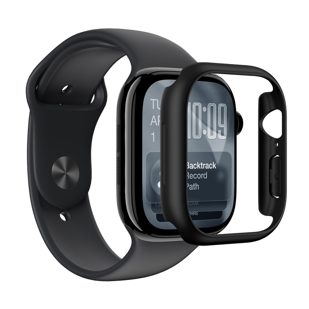 AmazingThing Minimal beskyttelsesfoder til Apple Watch Series 11 42mm - sort