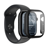 AmazingThing Radix Glass Screen Protector med Case til Apple Watch Series 11 46mm - sort