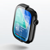 AmazingThing Radix Glass Screen Protector med Case til Apple Watch Series 11 42mm - sort