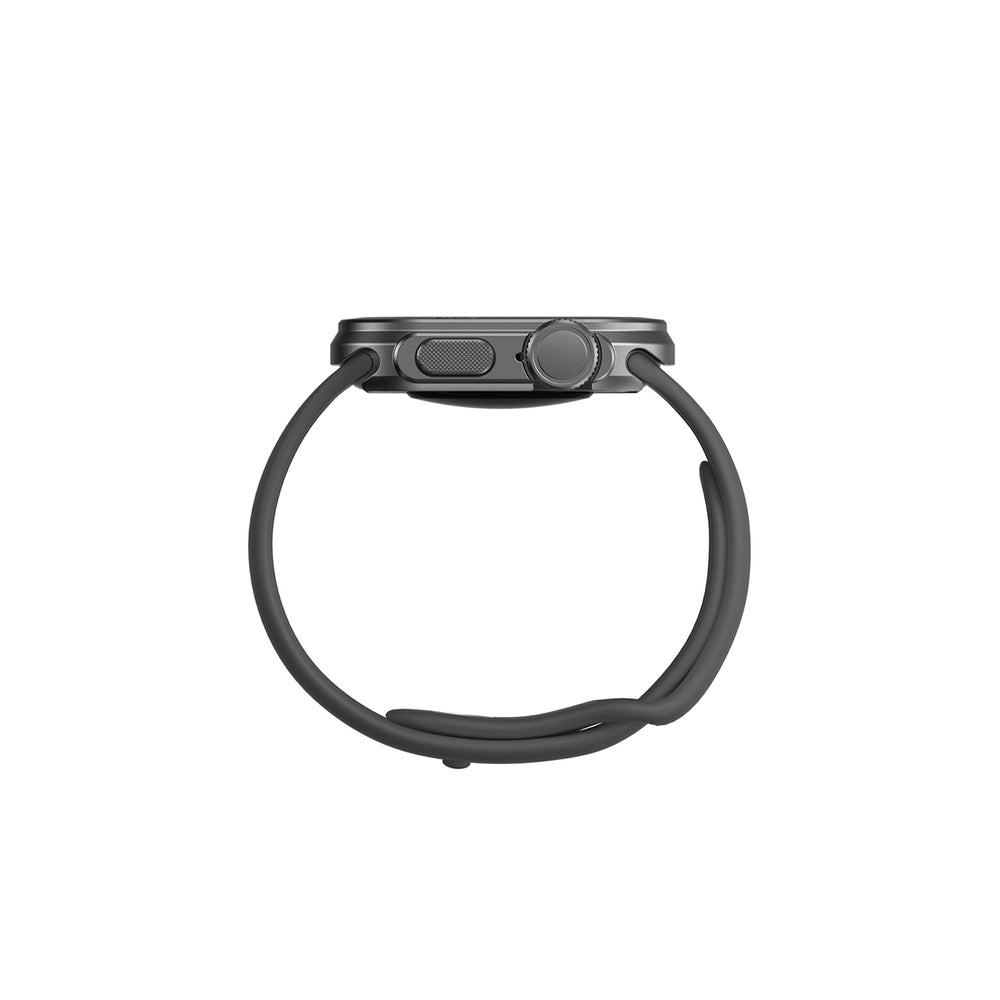 AmazingThing Titan Pro Metal Case til Apple Watch 11 46mm Aluminium - sort