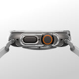 AmazingThing minimalt beskyttelsesfodral til Apple Watch UItra 3 49mm - gennemsigtigt