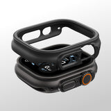 AmazingThing minimalt beskyttelsesfodral til Apple Watch UItra 3 49mm - sort