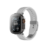 AmazingThing Radix Glass Screen Protector med Case til Apple Watch UItra 3 49mm - Clear