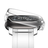 AmazingThing Radix Glass Screen Protector med Case til Apple Watch UItra 3 49mm - Clear