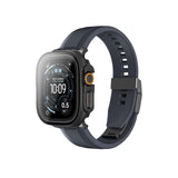 AmazingThing Radix Glass Screen Protector med Case til Apple Watch UItra 3 49mm - sort