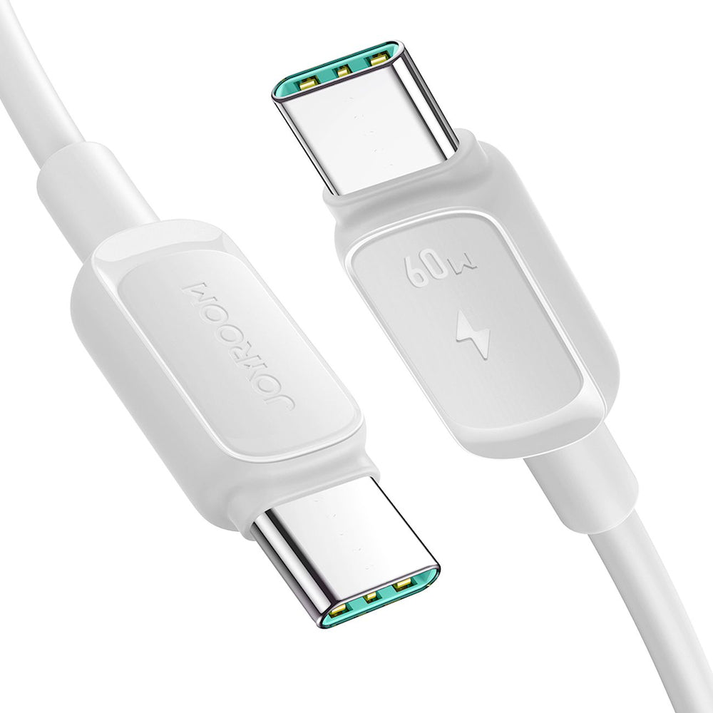 Joyroom S-A14 USB-C-kabel - USB-C 60W 1,2 m - hvid