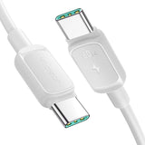 Joyroom S-A14 USB-C-kabel - USB-C 60W 1,2 m - hvid