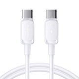 Joyroom S-A14 USB-C-kabel - USB-C 60W 1,2 m - hvid