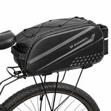 Wozinsky cykelbag med lang rem og udvidelige sidelommer - sort