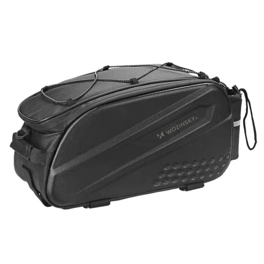 Wozinsky cykelbag med lang rem og udvidelige sidelommer - sort