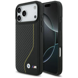 BMW M Carbon Line & Logo MagSafe Case til iPhone 17 Pro Max - Gul