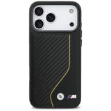 BMW M Carbon Line & Logo MagSafe Case til iPhone 17 Pro Max - Gul