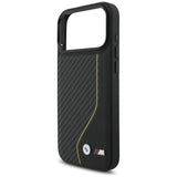 BMW M Carbon Line & Logo MagSafe Case til iPhone 17 Pro Max - Gul