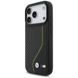 BMW M Carbon Line & Logo MagSafe Case for iPhone 17 Pro - Yellow
