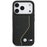 BMW M Carbon Line & Logo MagSafe Case for iPhone 17 Pro - Yellow