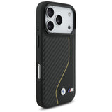 BMW M Carbon Line & Logo MagSafe Case for iPhone 17 Pro - Yellow