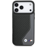 BMW M Carbon Logo MagSafe-foder for iPhone 17 Pro Max - grafit