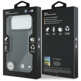 BMW M Carbon Logo MagSafe-foder for iPhone 17 Pro Max - grafit