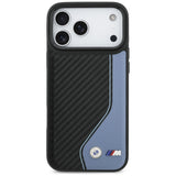 BMW M Carbon Logo MagSafe Case til iPhone 17 Pro Max - Blå