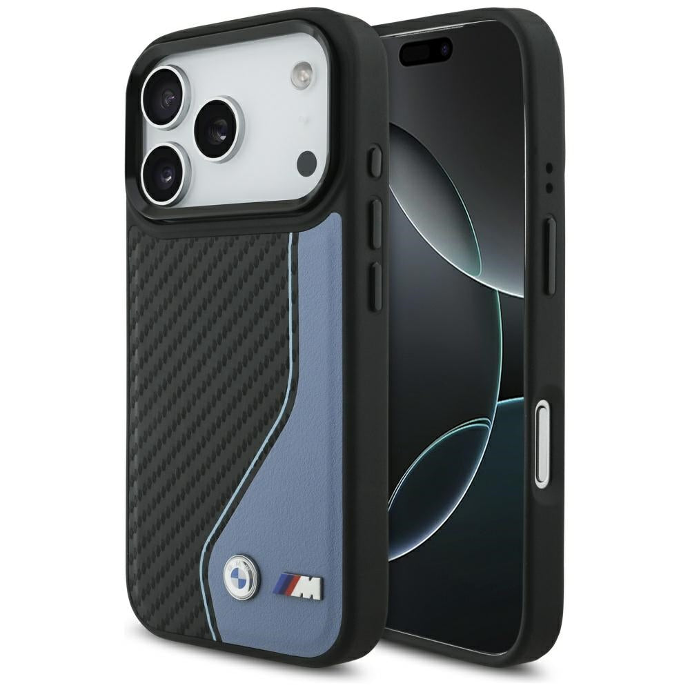 BMW M Carbon Logo MagSafe Case til iPhone 17 Pro - Blå