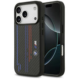 BMW M Kevlar Lines & Logo MagSafe Case til iPhone 17 Pro - sort
