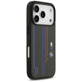 BMW M Kevlar Lines & Logo MagSafe Case til iPhone 17 Pro - sort
