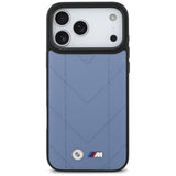 BMW M Quilted Logo MagSafe Case for iPhone 17 Pro Max - Blue