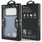 BMW M Quilted Logo MagSafe Case for iPhone 17 Pro Max - Blue