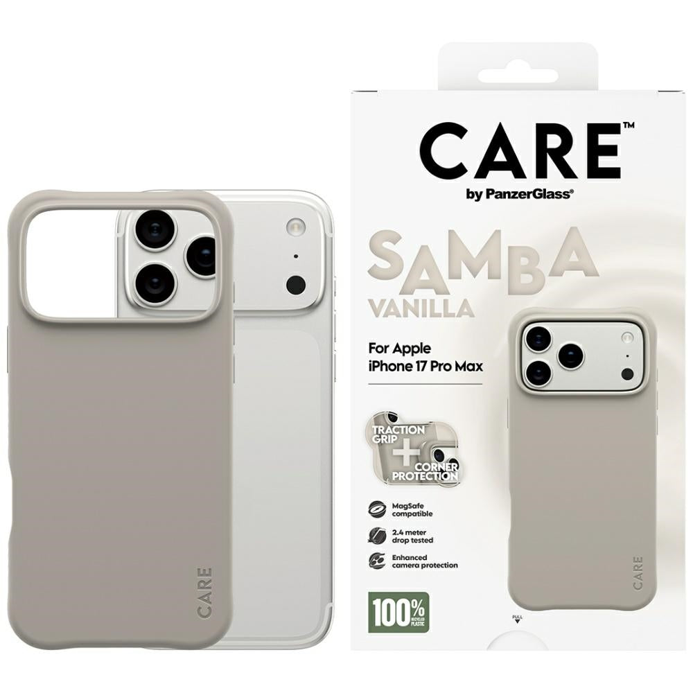 CARE af PanzerGlass Moderne Samba MagSafe Case til iPhone 17 Pro Max - Grå