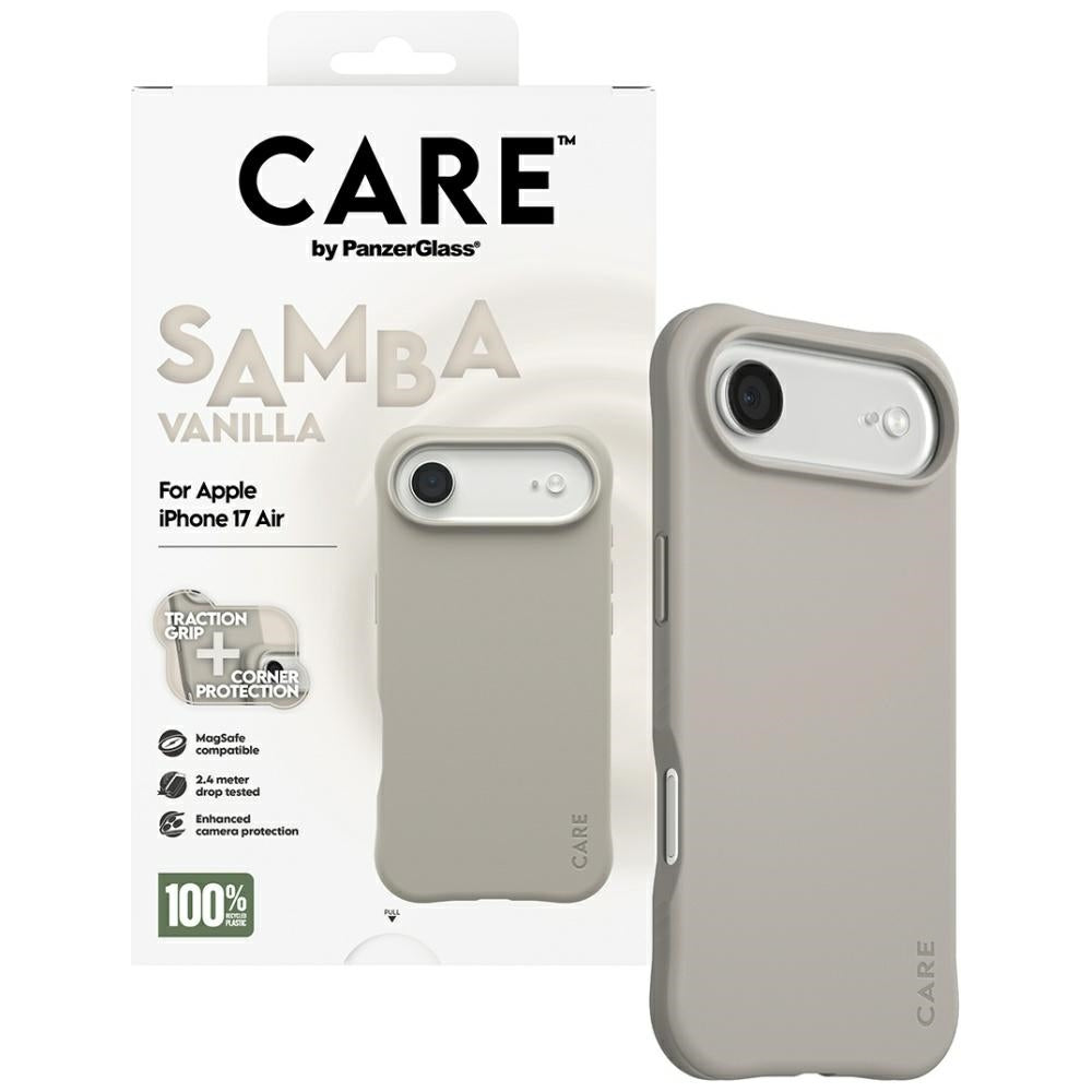 CARE af PanzerGlass Moderne Samba MagSafe Case til iPhone Air - Grå