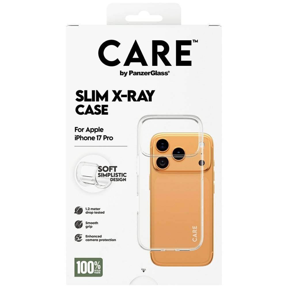 CARE af PanzerGlass Moderne X-Ray Soft Basic Case til iPhone 17 Pro - Transparent